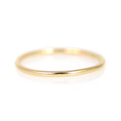 14k GF Gold Smooth Stacking Ring