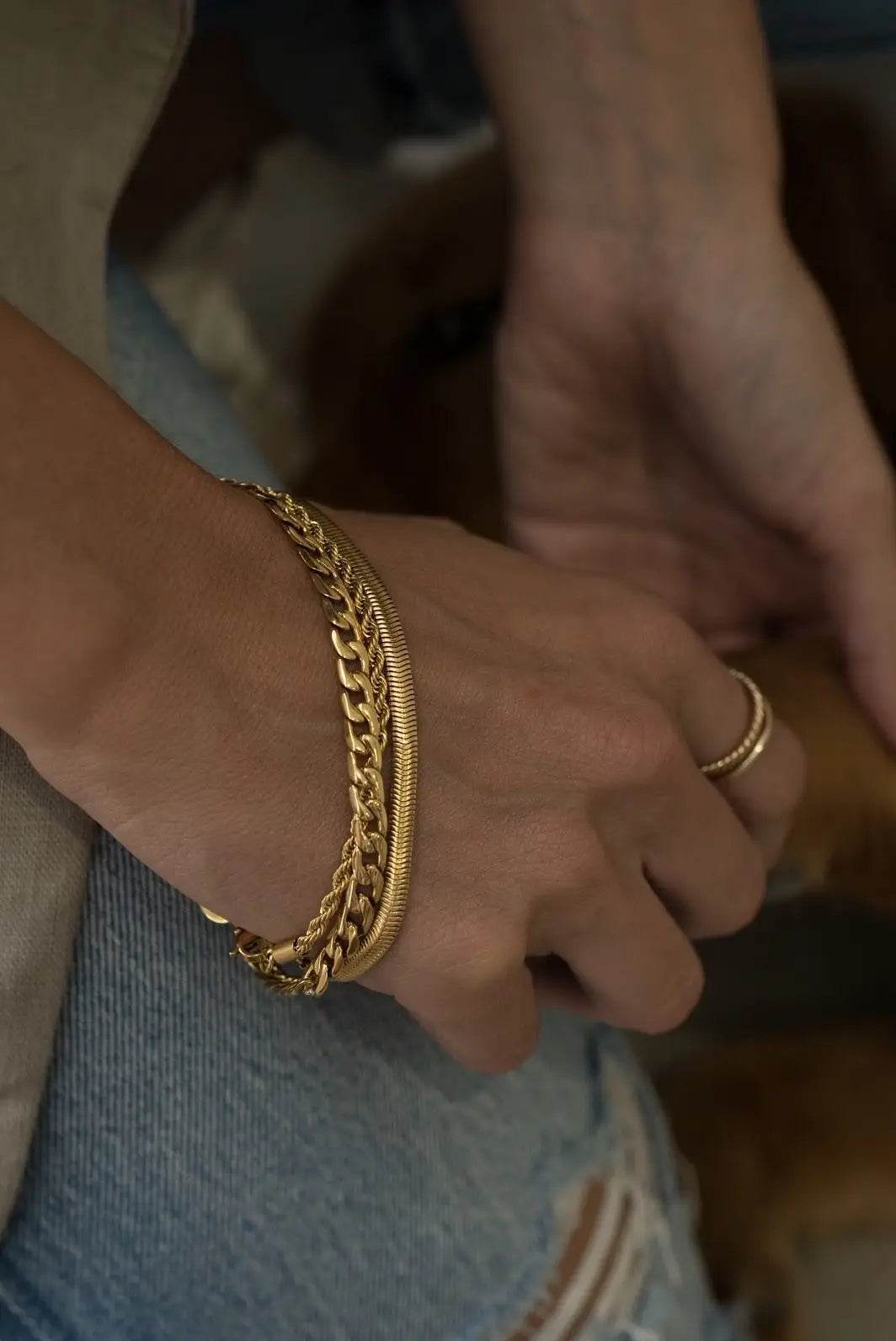 Gold Promise Bracelet