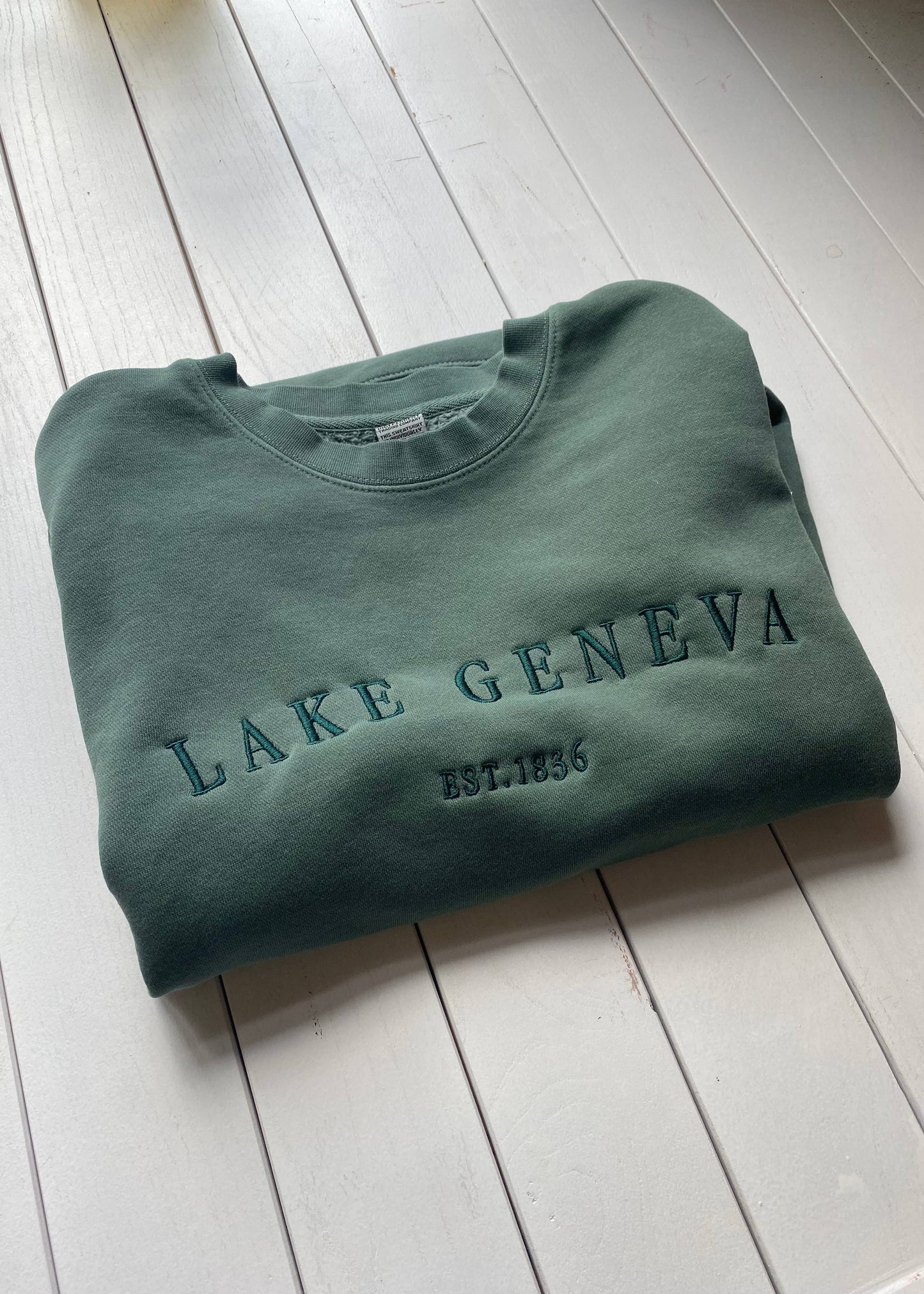 Lake Geneva 1836 Crewneck