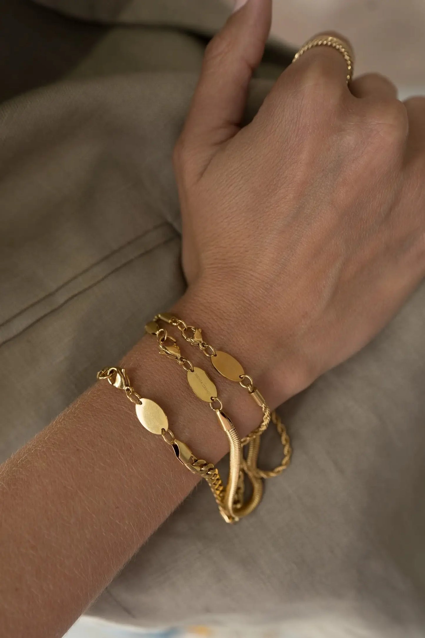 Gold Promise Bracelet