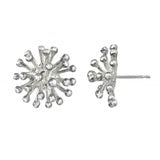Sterling Silver Dandelion Studs by Rebecka Froberg