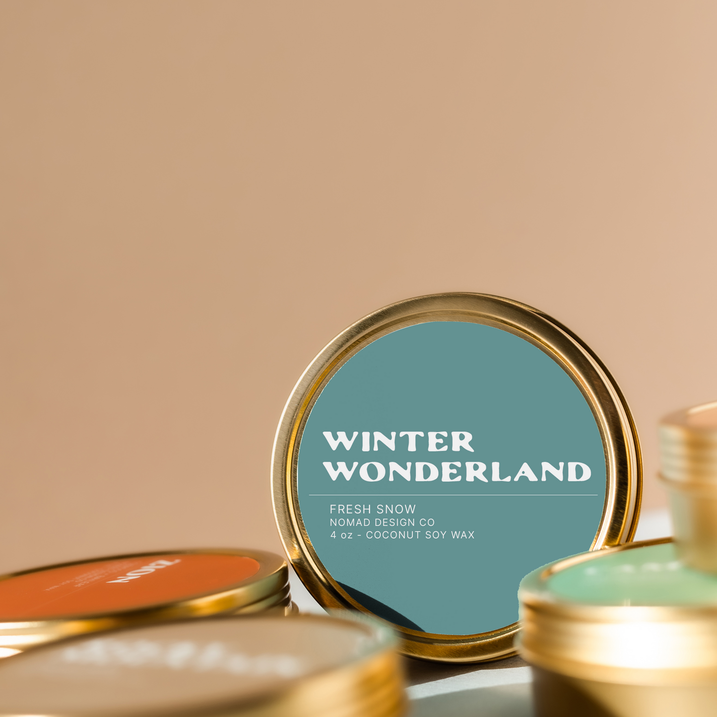 Winter Wonderland Travel Tin Candle