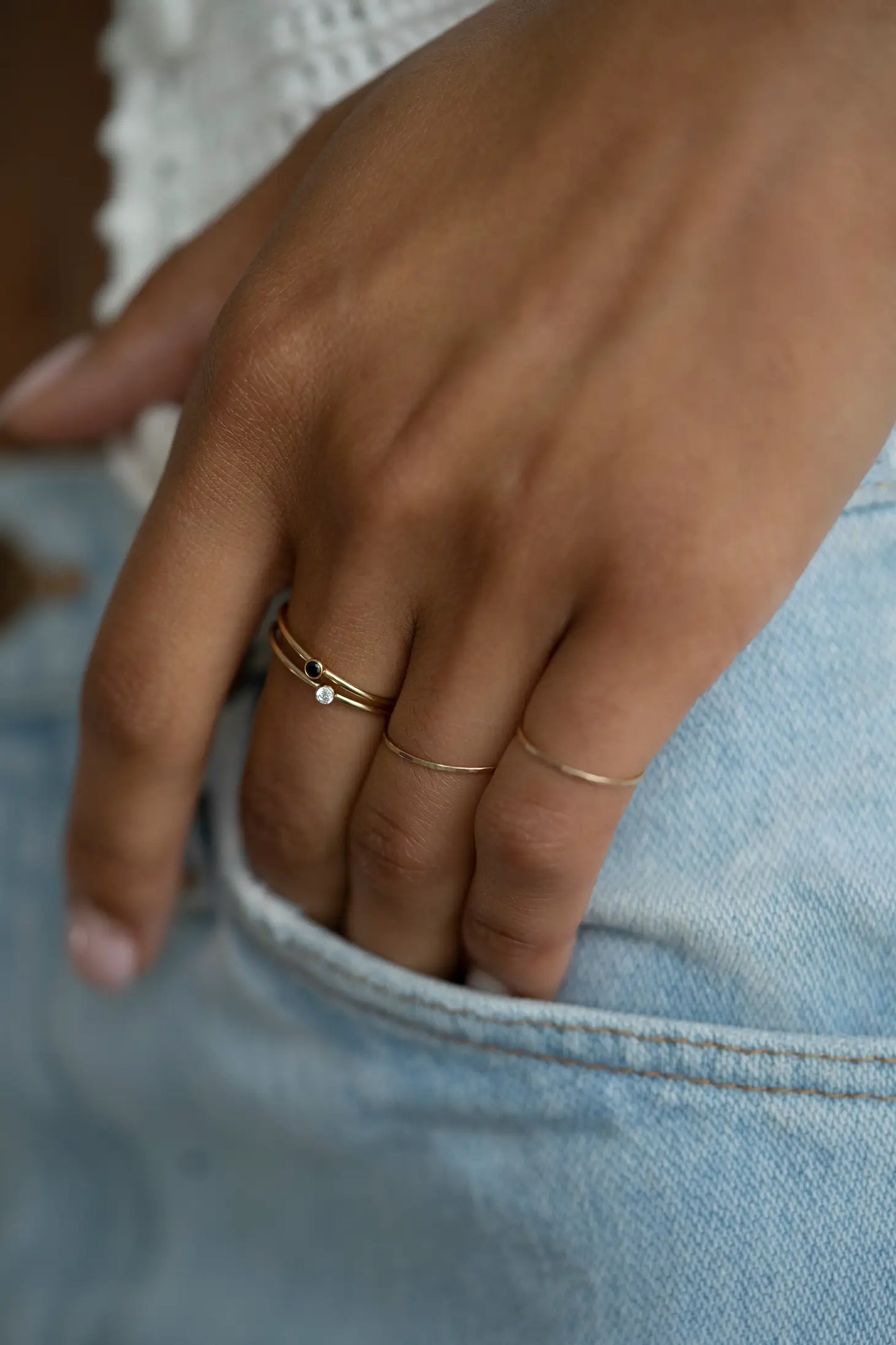 Crystal Stone Traveler Ring