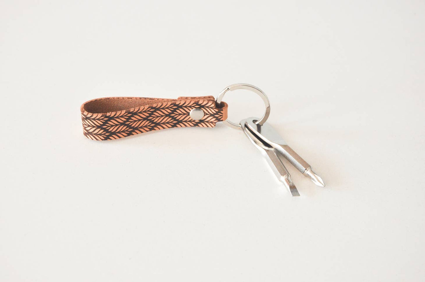 Leather Loop Keychain and Tool