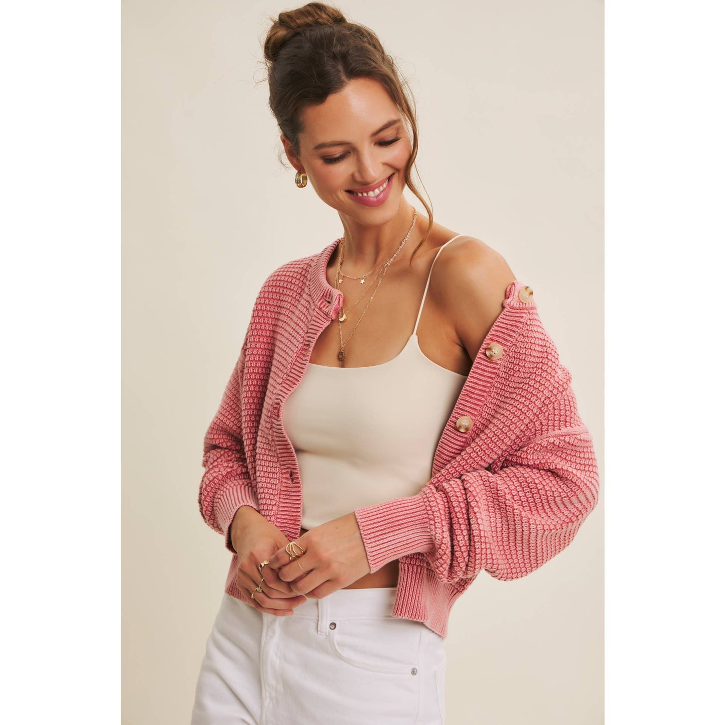 Soleil Cable Knit Cardigan