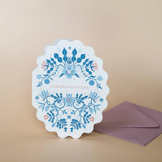 FOLK CONGRATULATIONS | greeting card