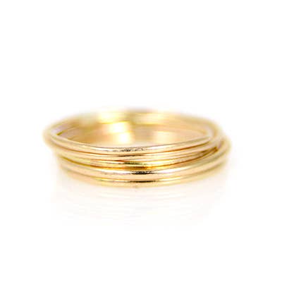 14k GF Gold Smooth Stacking Ring