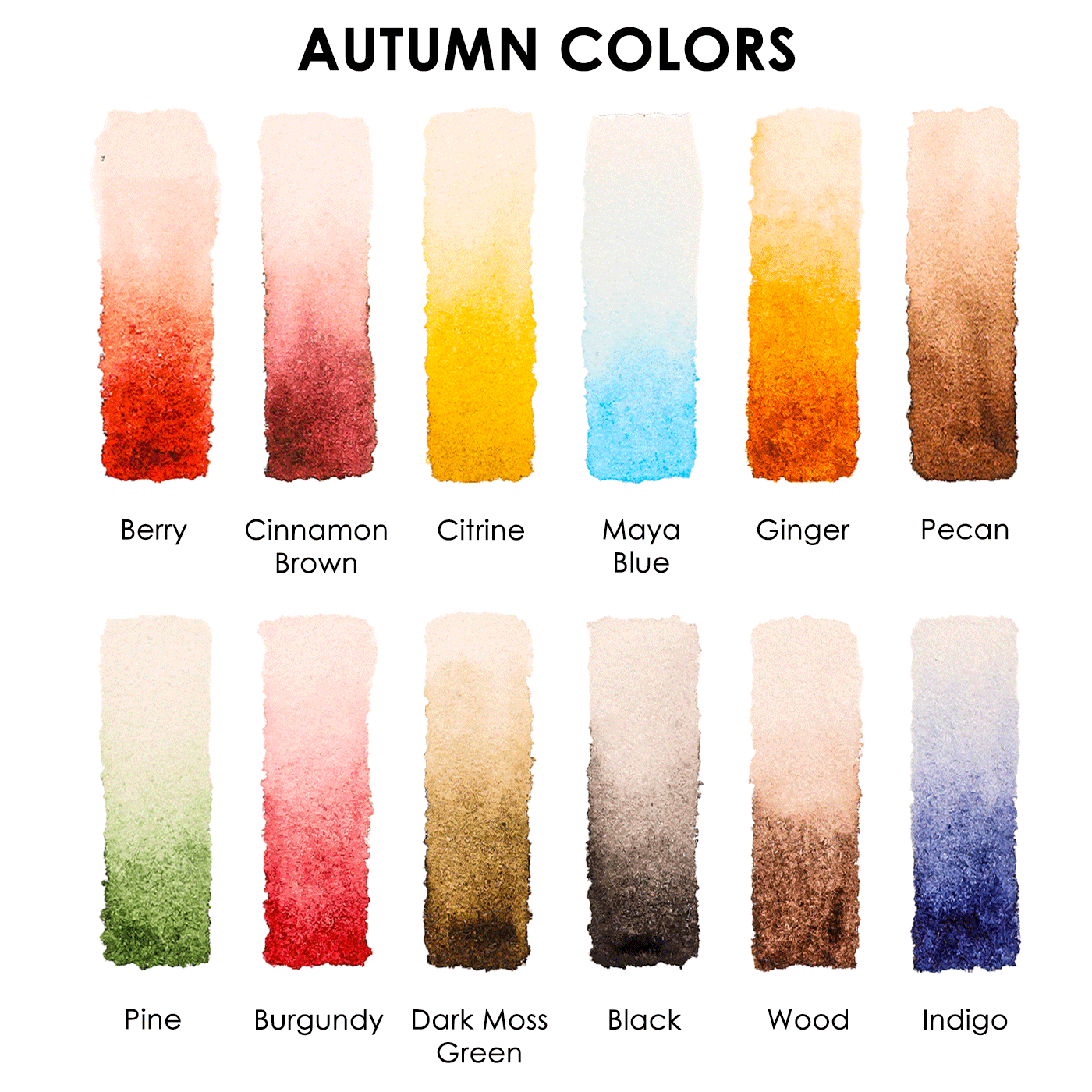 Autumn Watercolor Coloring Club Box