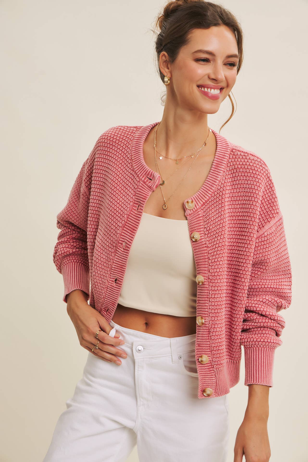 Soleil Cable Knit Cardigan