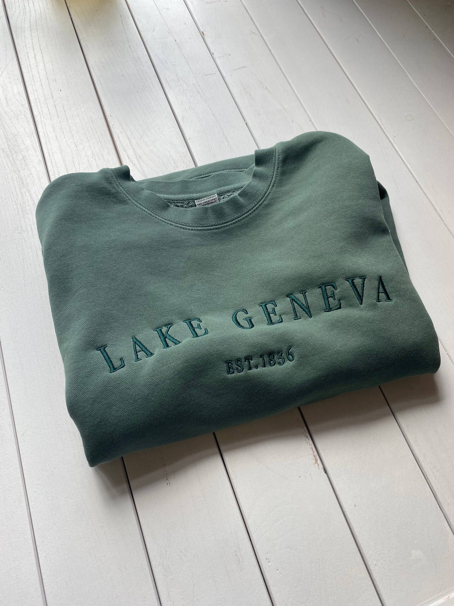 Lake Geneva 1836 Crewneck (Alpine)