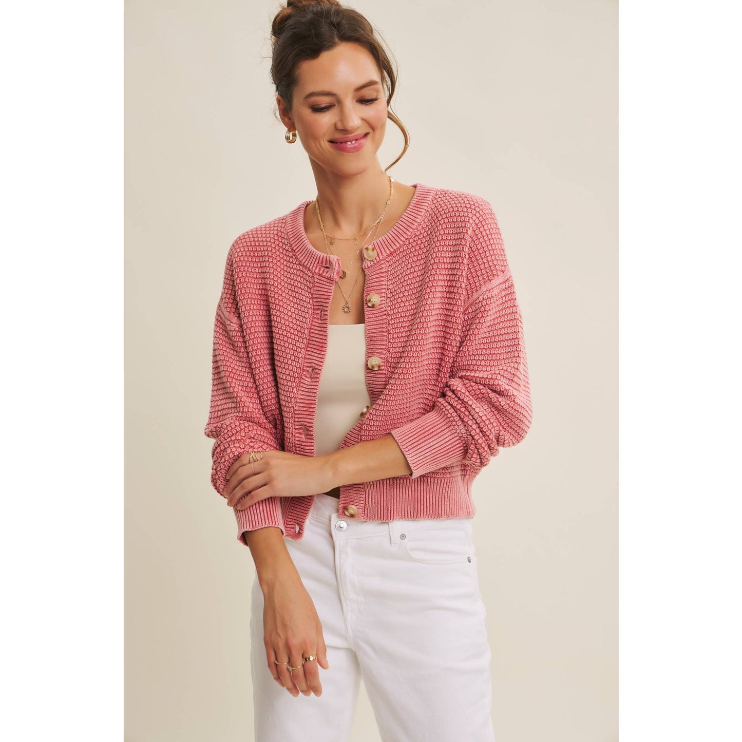 Soleil Cable Knit Cardigan