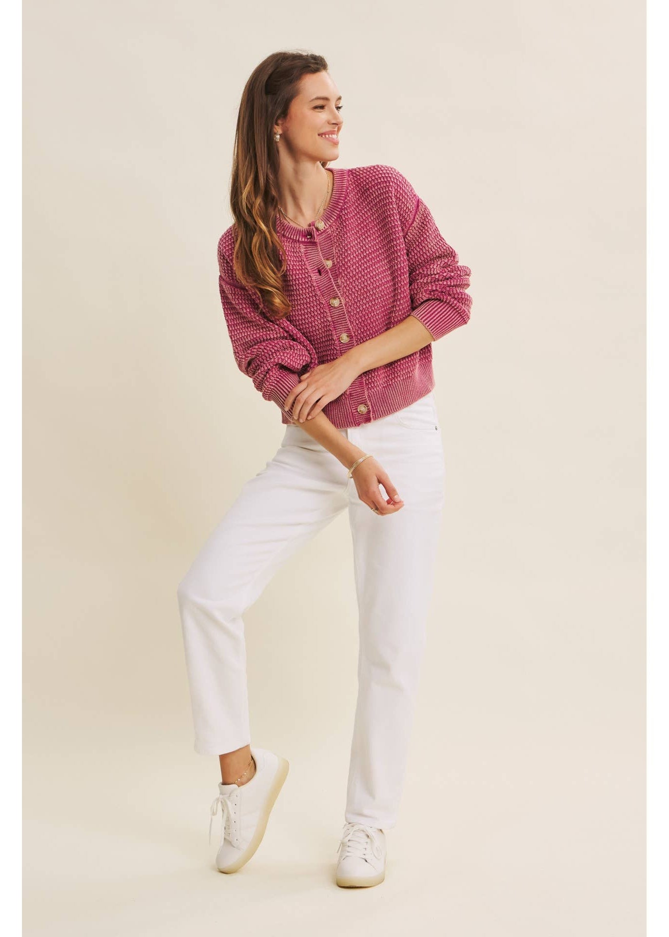 Soleil Cable Knit Cardigan