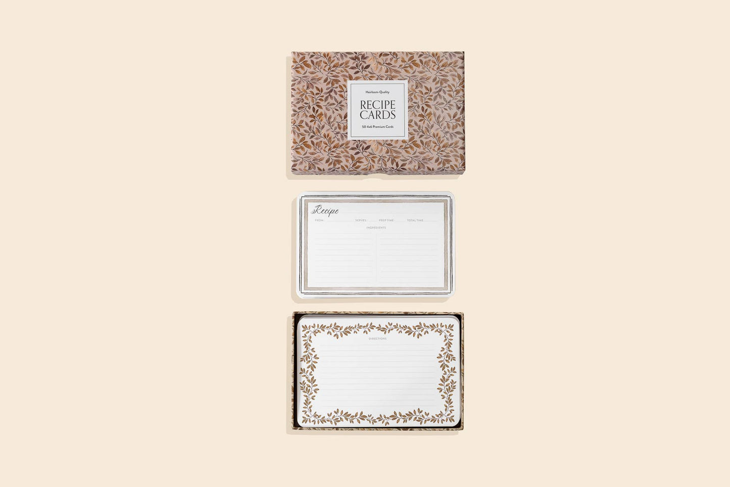 Caroline Recipe Card Set
