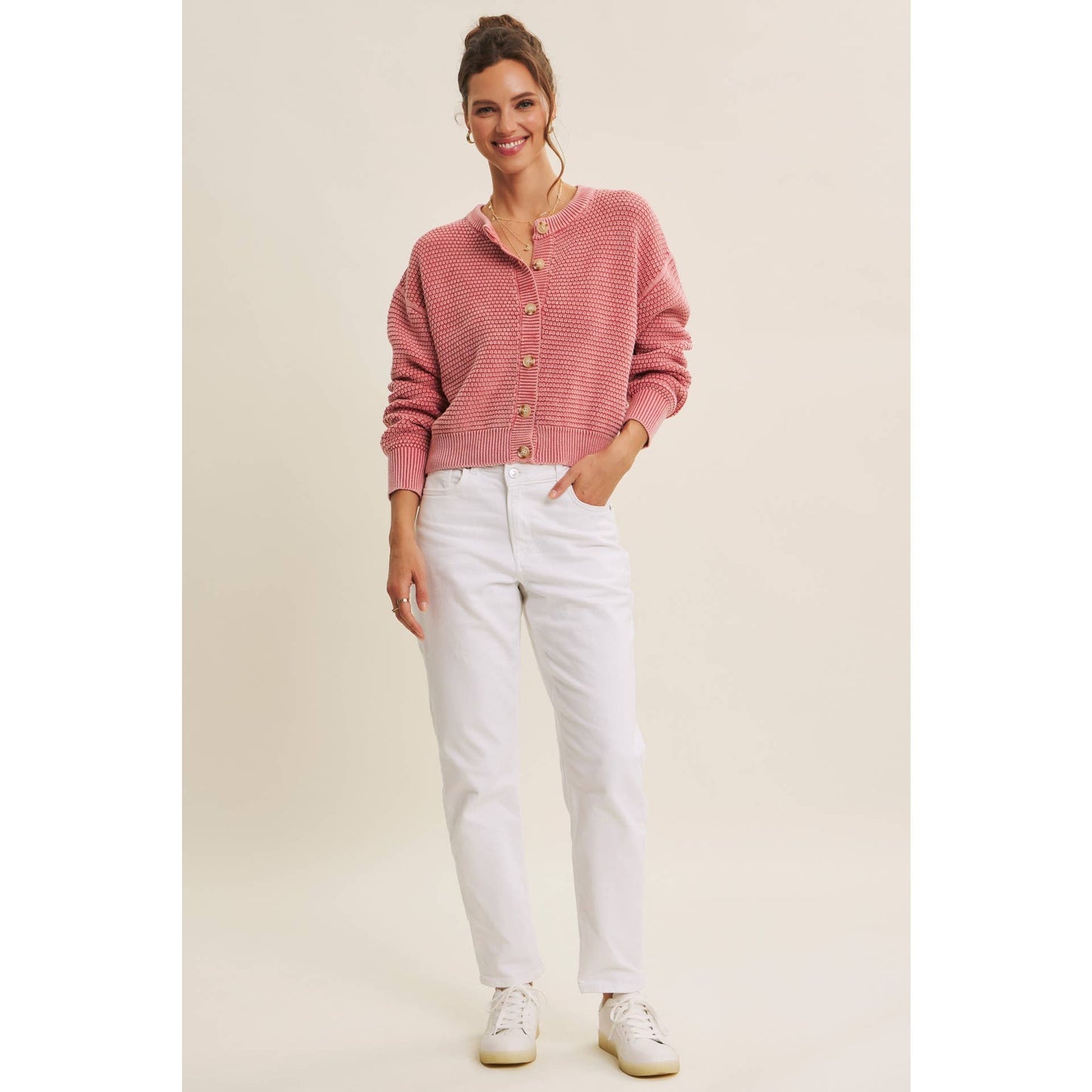 Soleil Cable Knit Cardigan