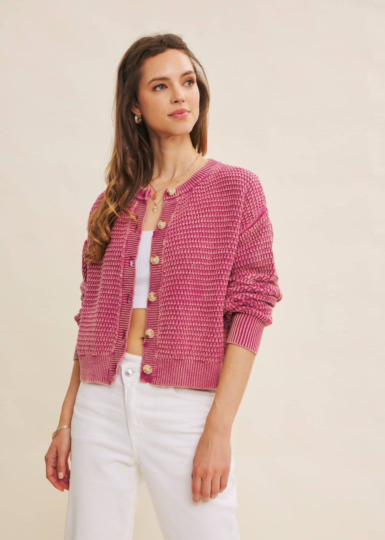 Soleil Cable Knit Cardigan