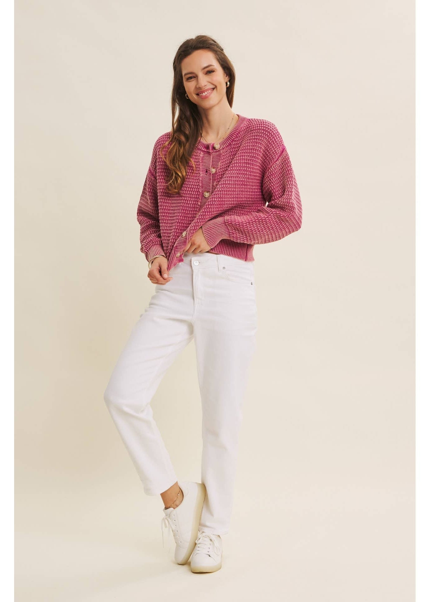 Soleil Cable Knit Cardigan