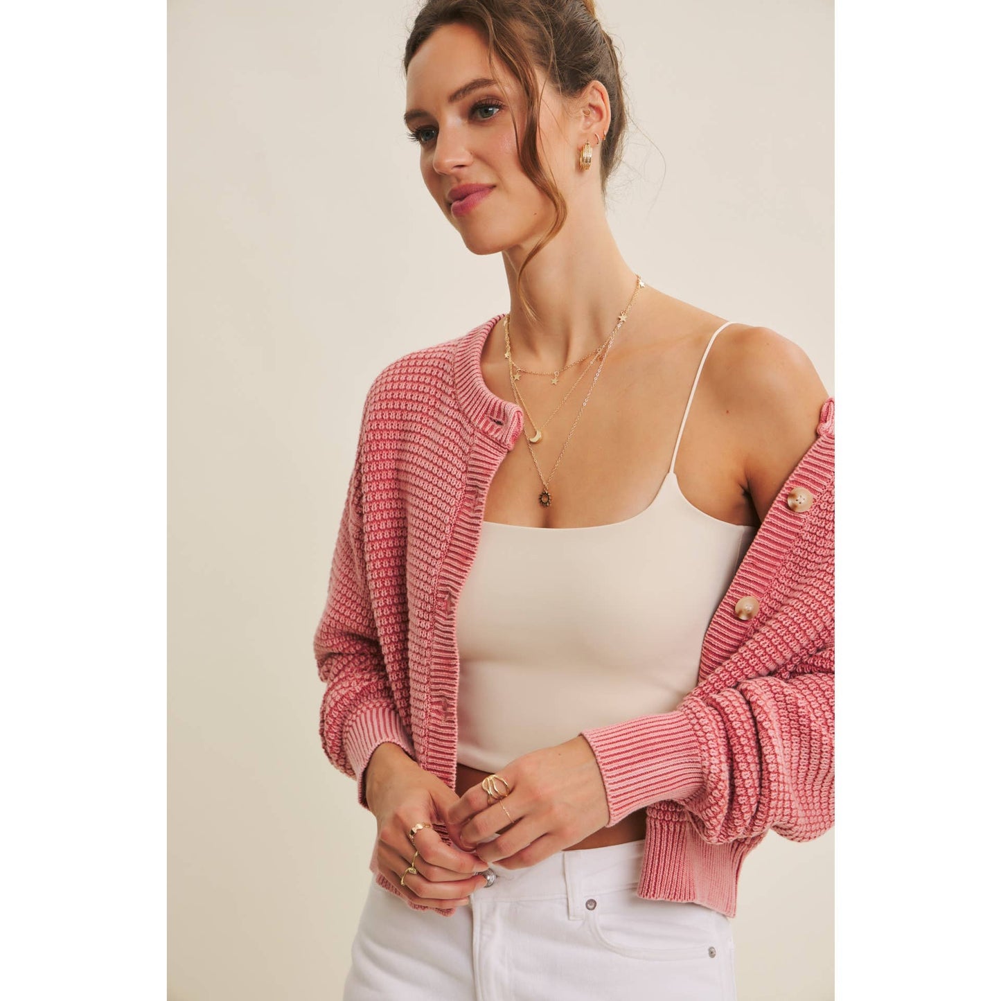 Soleil Cable Knit Cardigan