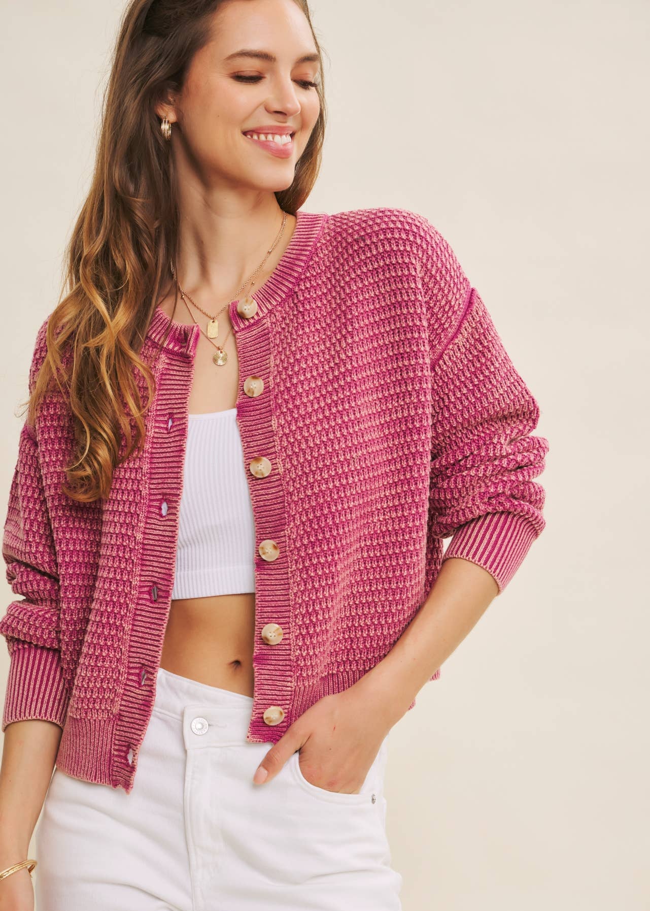 Soleil Cable Knit Cardigan