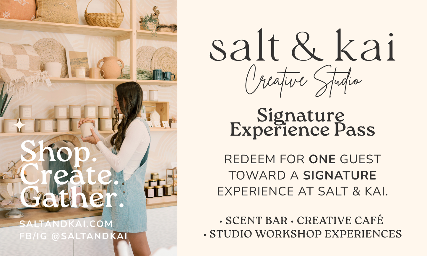 Salt & Kai Experience Pass