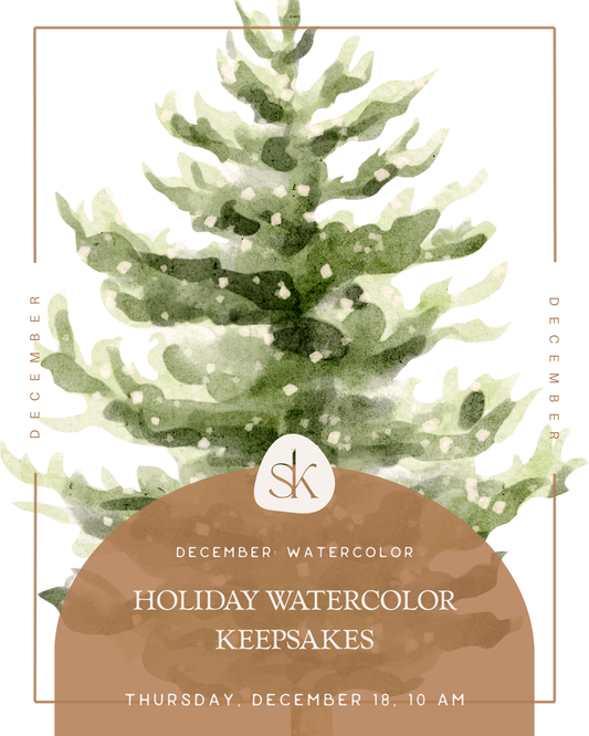 Holiday Watercolor Keepsakes - 12.18