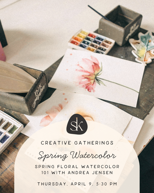 Spring Floral Watercolor 101 • Apr 9