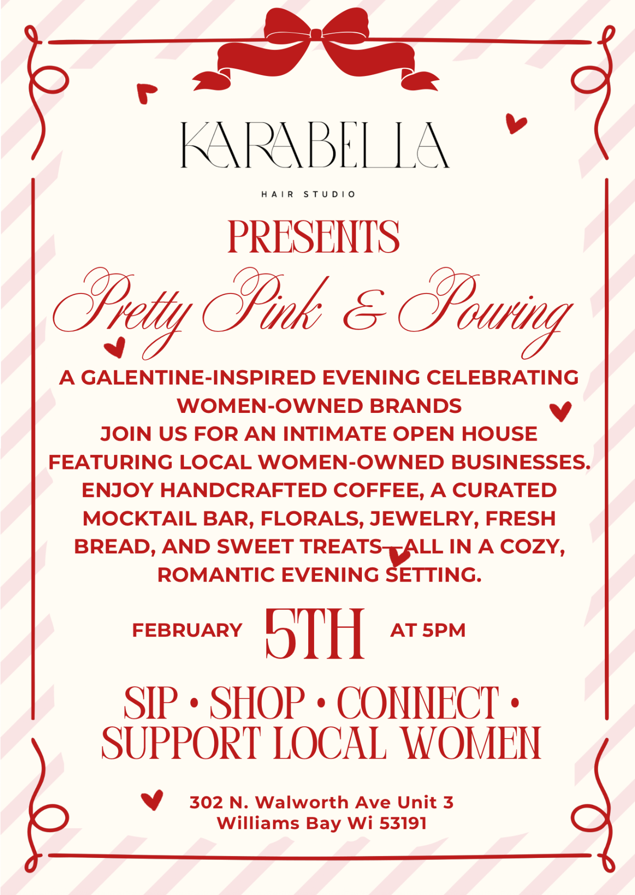 Pop-Up @ Karabella Galentine's Event • Feb 5