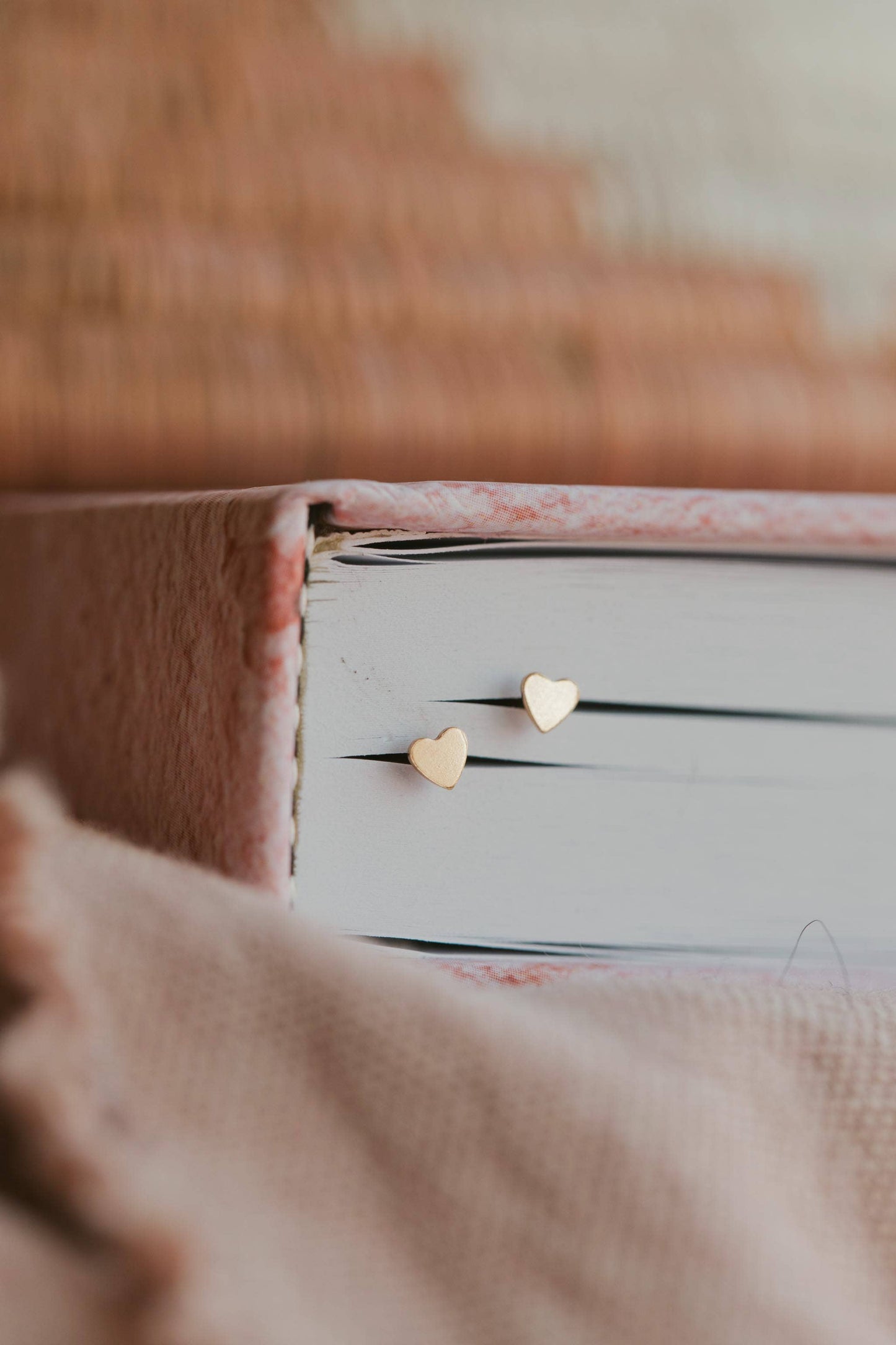 Tiny Heart Studs