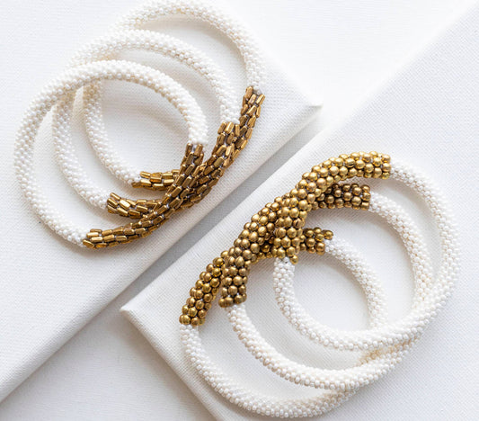 Hema Cream Statement Roll-On® Bracelet