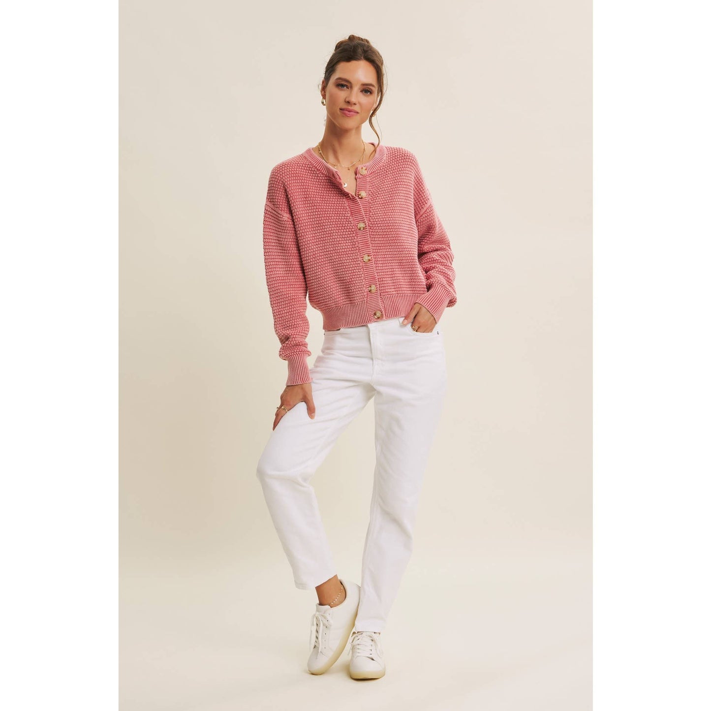 Soleil Cable Knit Cardigan