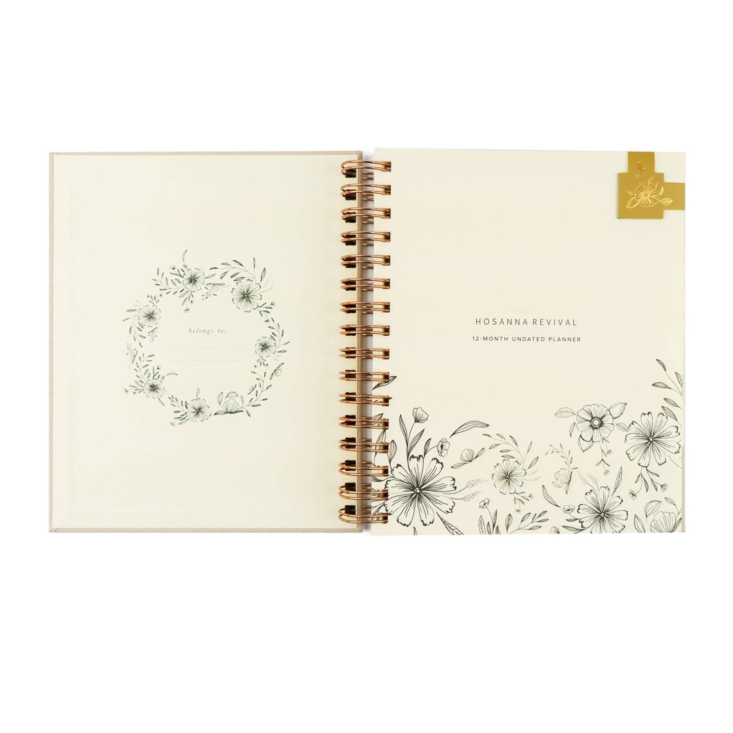12-Month Undated Planner: Magnolia Springs