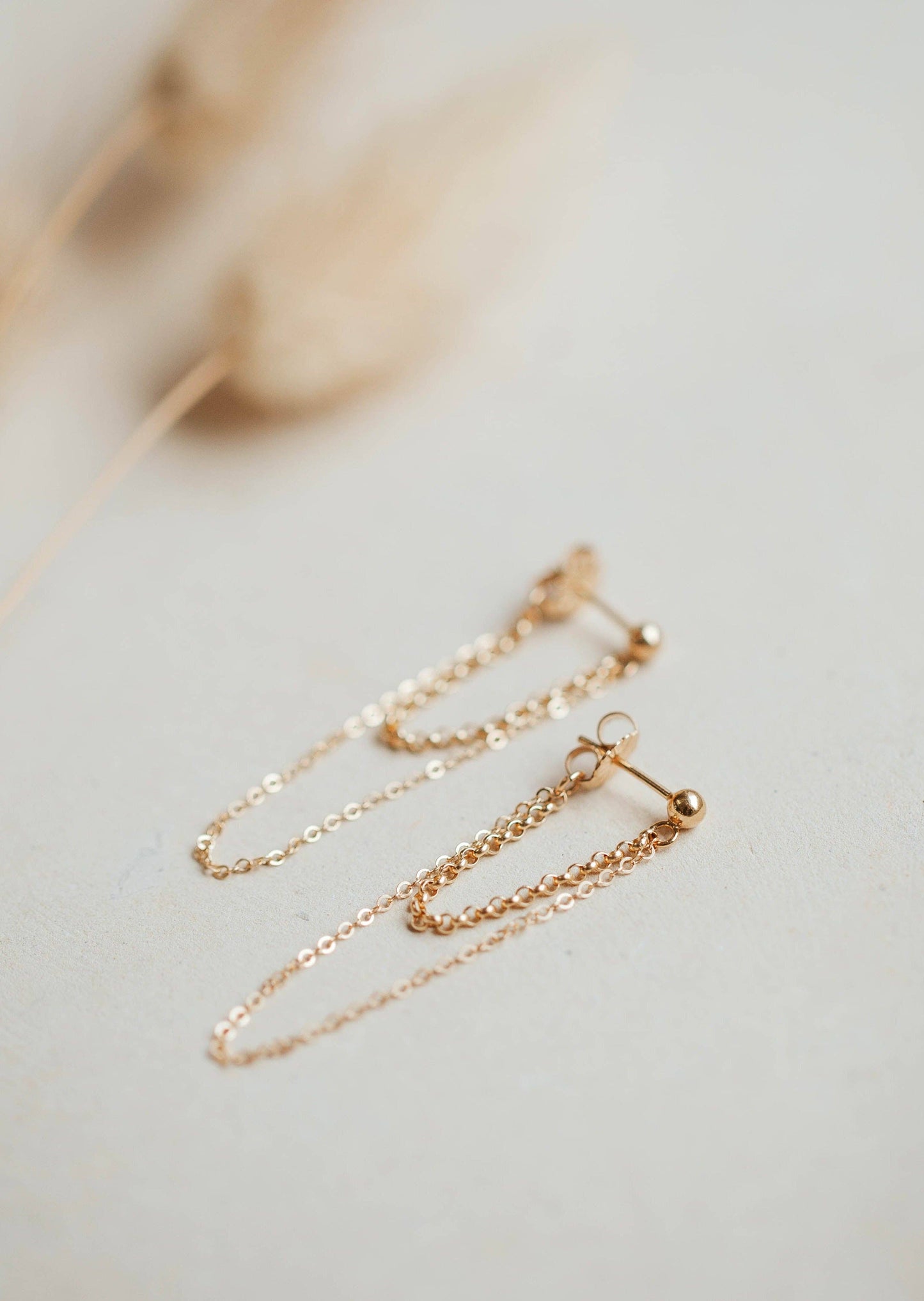 Skyla Double Annex Chain Earrings