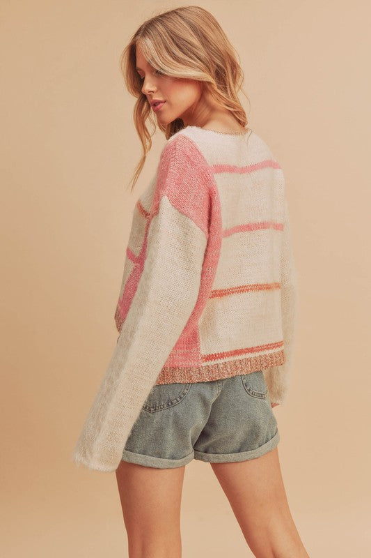 Cali Days Stripe Knit Pullover