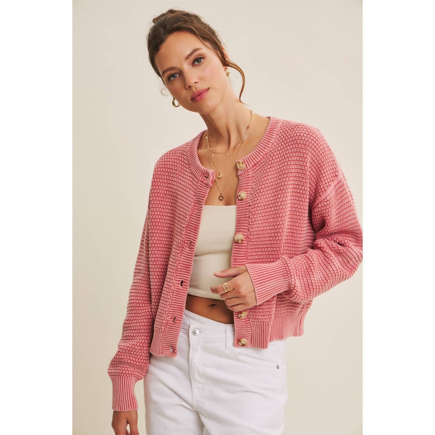Soleil Cable Knit Cardigan