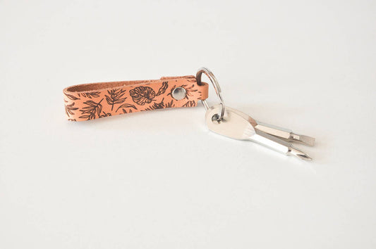 Leather Loop Keychain and Tool