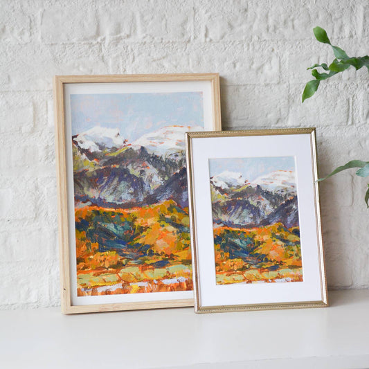 Lieke Koster Print • Golden Mountains